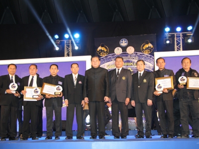 ฯพณฯรองนายกรัฐมนตรี พอ.อ.ธนะศักดิ์ ปฎิมาประกร ประธานจัดงานวันนักมวยไทยแห่งชาติ ครั้งที่ 5  เมื่อวันที่ 5 ก.พ.